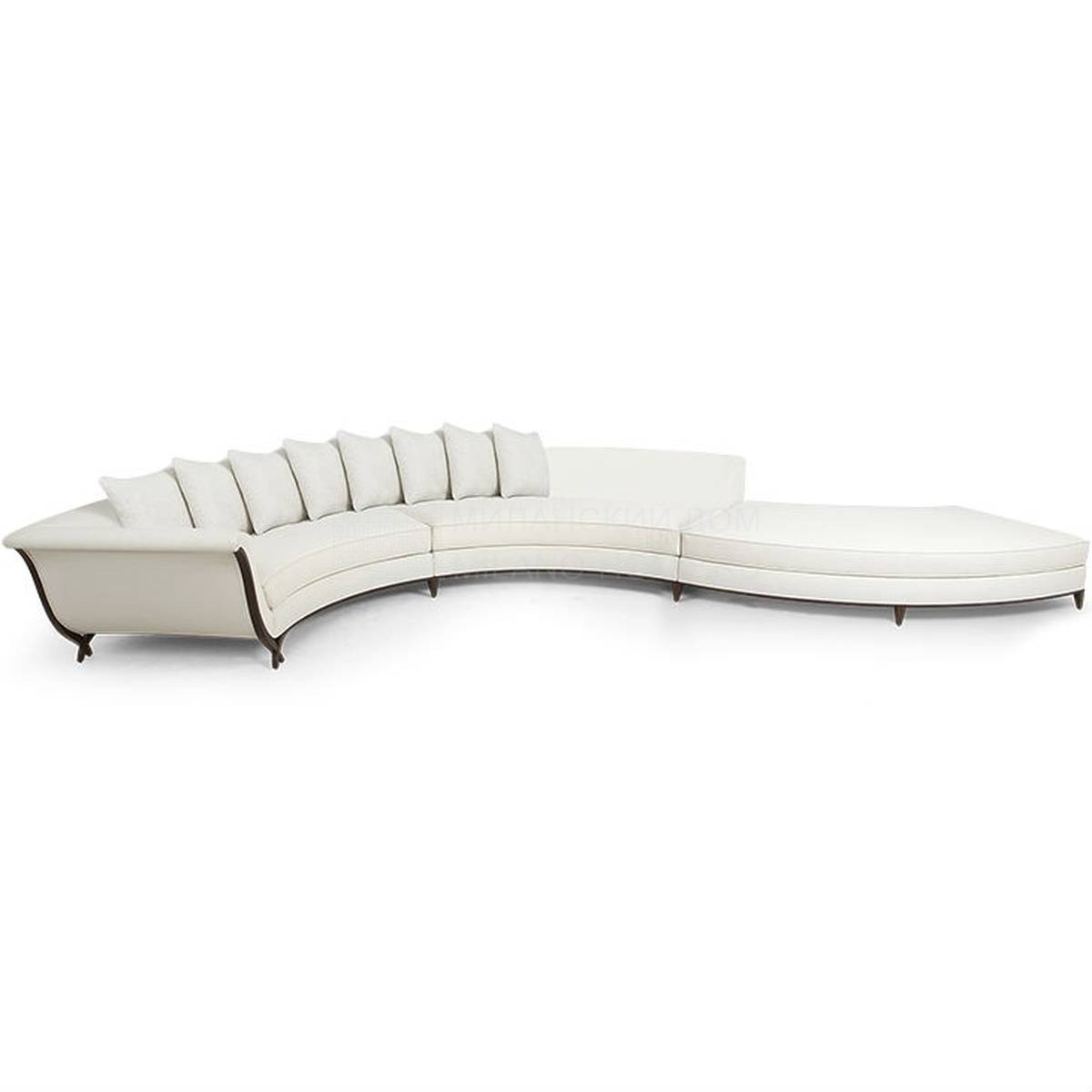 Круглый диван Fioriture sofa из США фабрики CHRISTOPHER GUY
