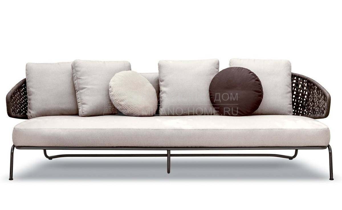 Прямой диван Aston Cord Outdoor sofa из Италии фабрики MINOTTI