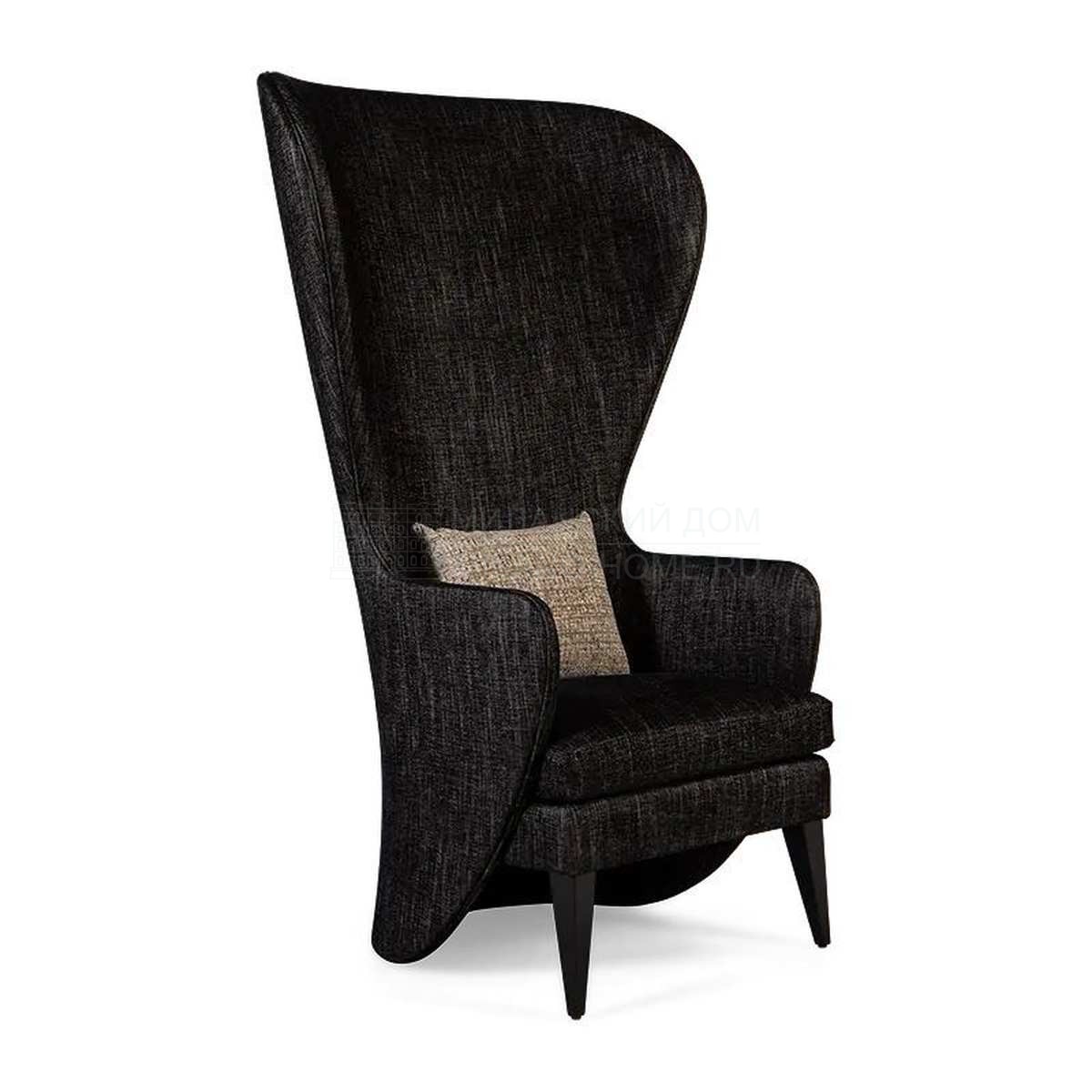 Каминное кресло Visconti sedia armchair  из США фабрики CHRISTOPHER GUY