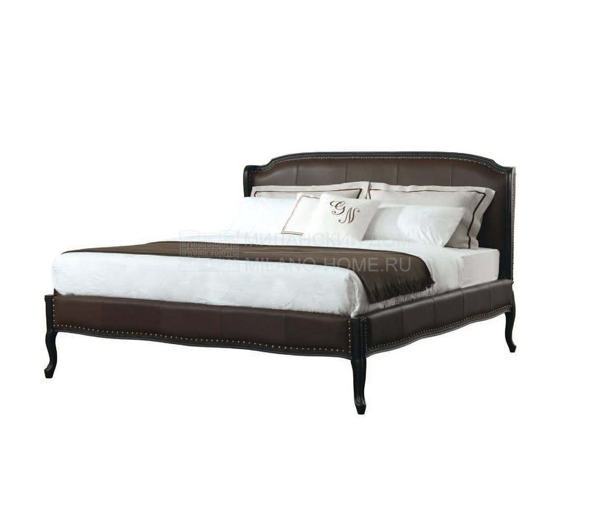 Кожаная кровать Pigro leather bed из Италии фабрики GALIMBERTI NINO