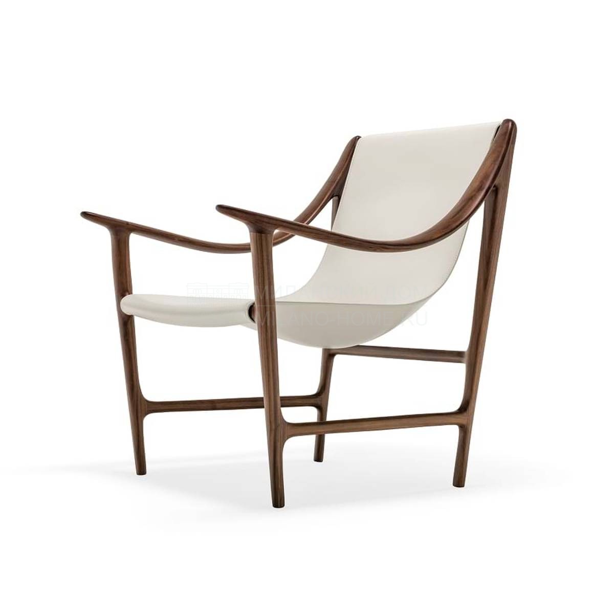 Кожаное кресло Swing 69960 из Италия фабрики GIORGETTI
