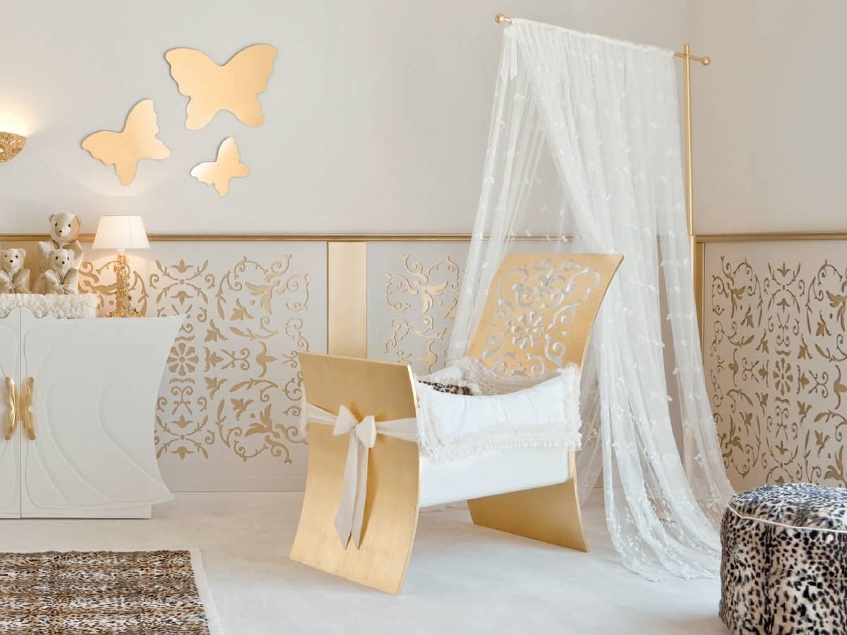Кровать с балдахином Luxury Bebe ANDY art.971 из Италии фабрики HALLEY