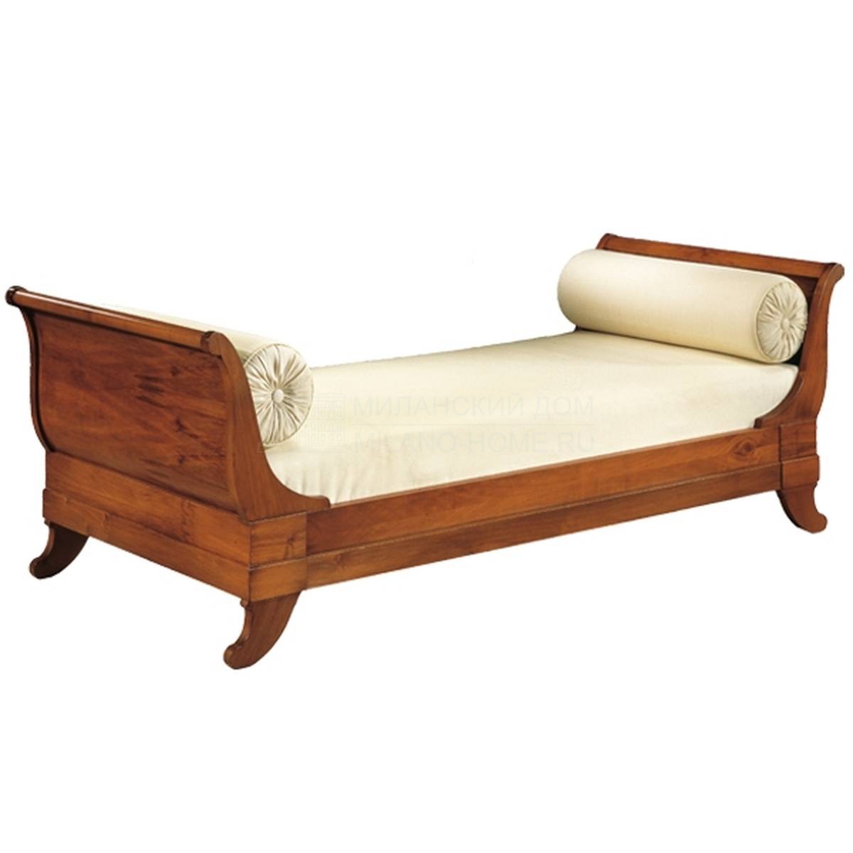 Кровать с деревянным изголовьем Luigi Filippo Art.2816 из Италии фабрики MORELATO
