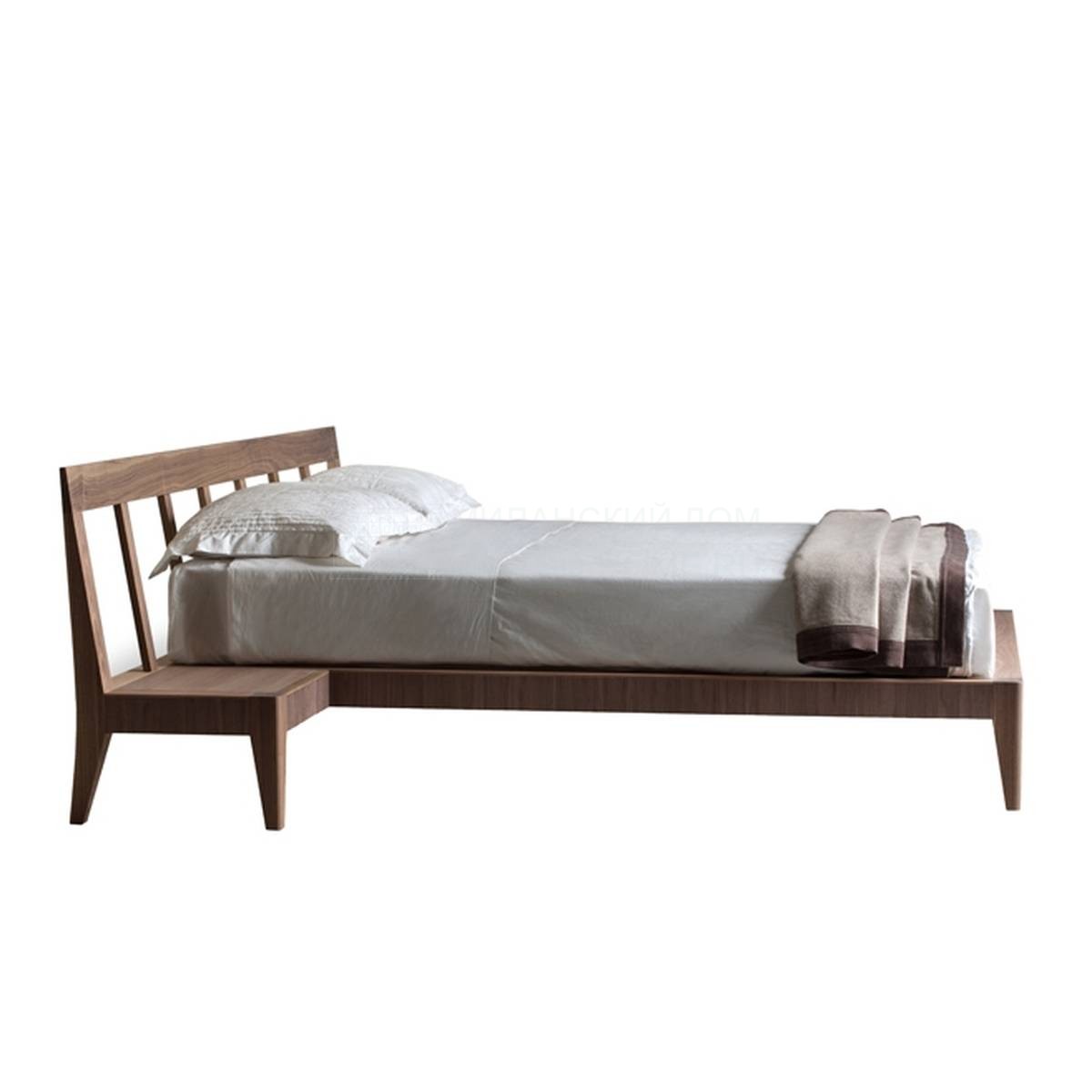 Кровать с деревянным изголовьем Magic Dream art.2889/N из Италии фабрики MORELATO