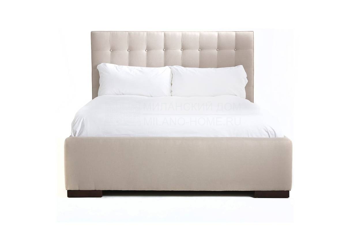 Кожаная кровать King Upholstered Bed из США фабрики BOLIER