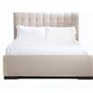 Кожаная кровать Queen Upholstered Bed