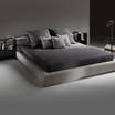 Кровать с мягким изголовьем Groundpiece/ bed