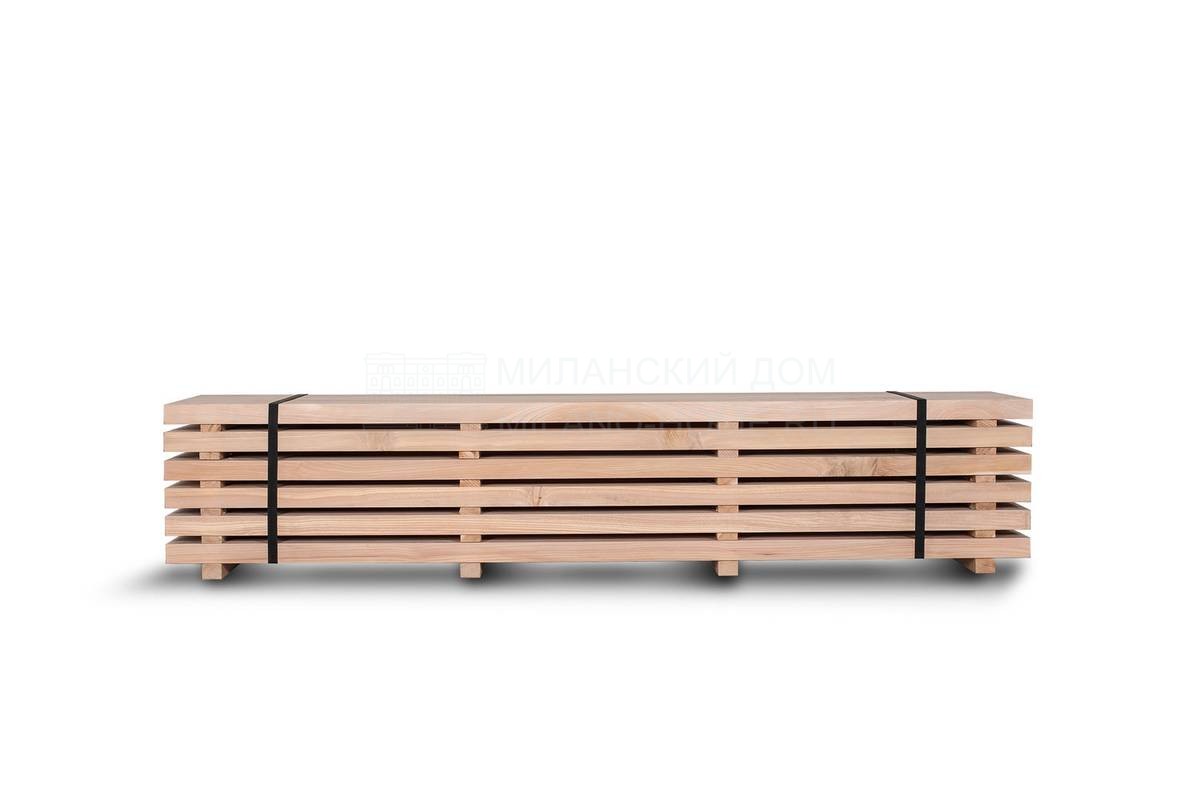 Скамья Woodpile bench из Италии фабрики RIVA1920