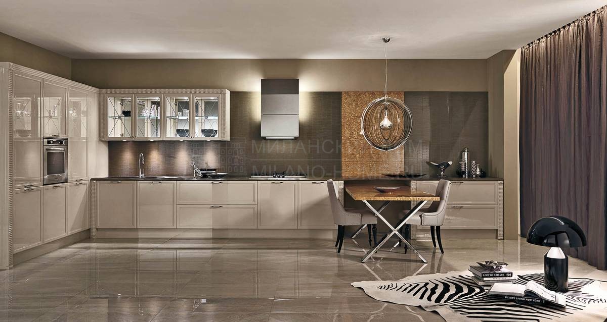 Кухня глянцевая Luxury Glam/kitchen из Италии фабрики ASTER Cucine