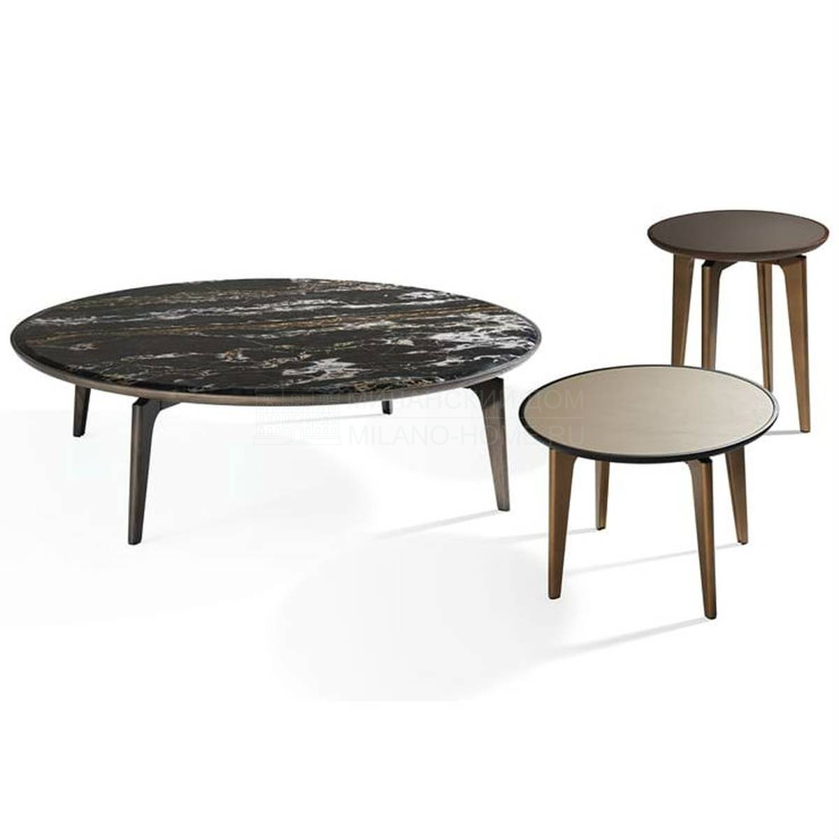 Кофейный столик Blend round coffee table из Италии фабрики GIORGETTI