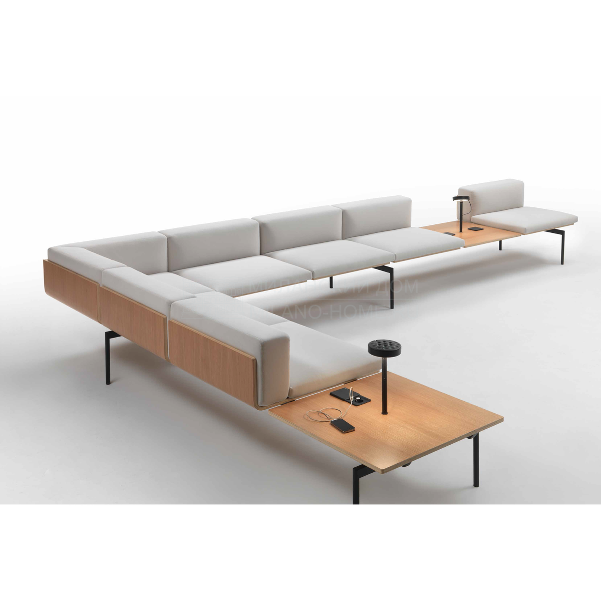Модульный диван H-Sofa из Италии фабрики GIULIO MARELLI