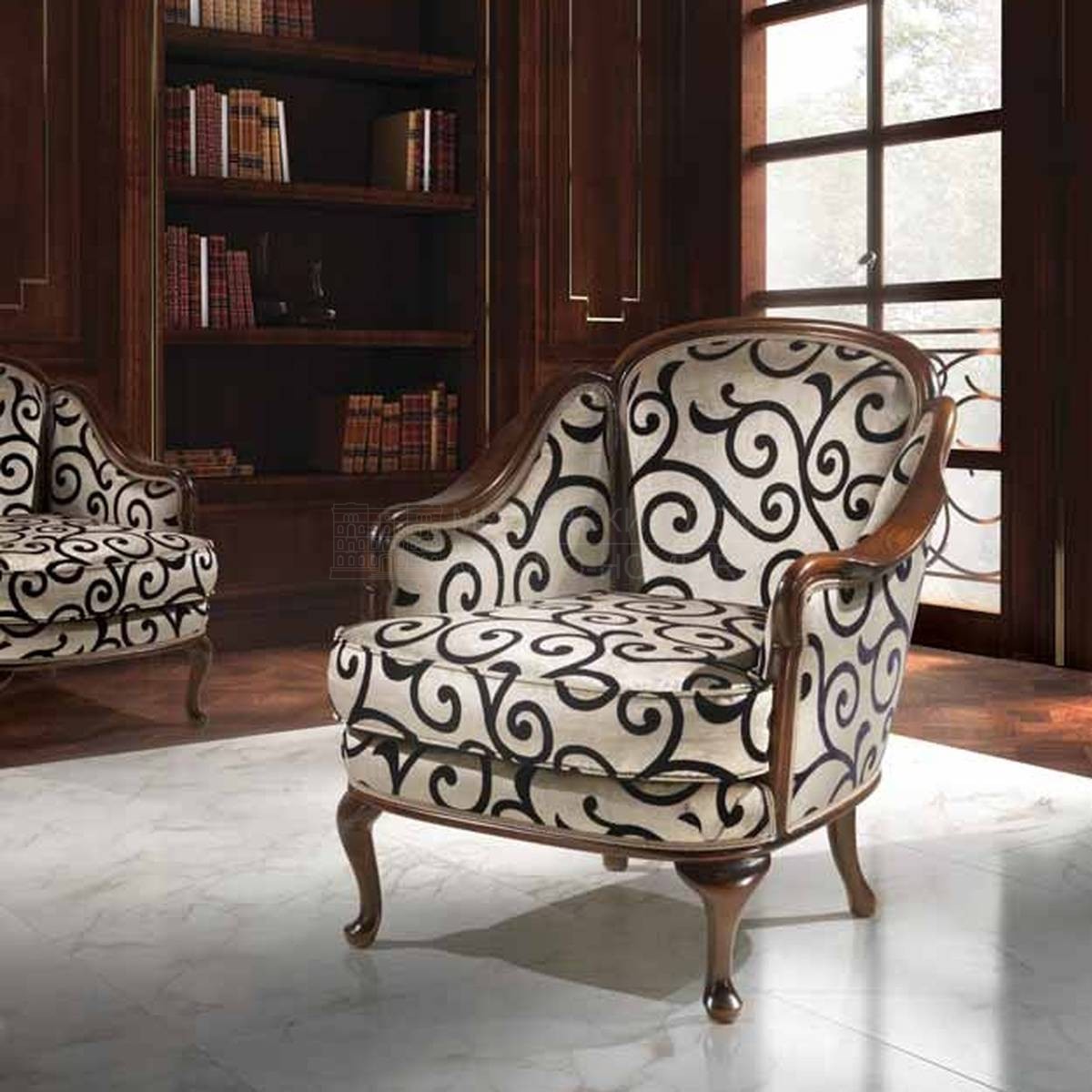 Кресло 1806/armchair из Италии фабрики ANGELO CAPPELLINI 