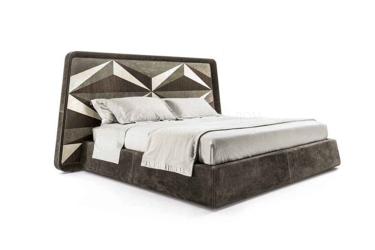 Кровать с комбинированным изголовьем Maino из Италии фабрики VITTORIA FRIGERIO