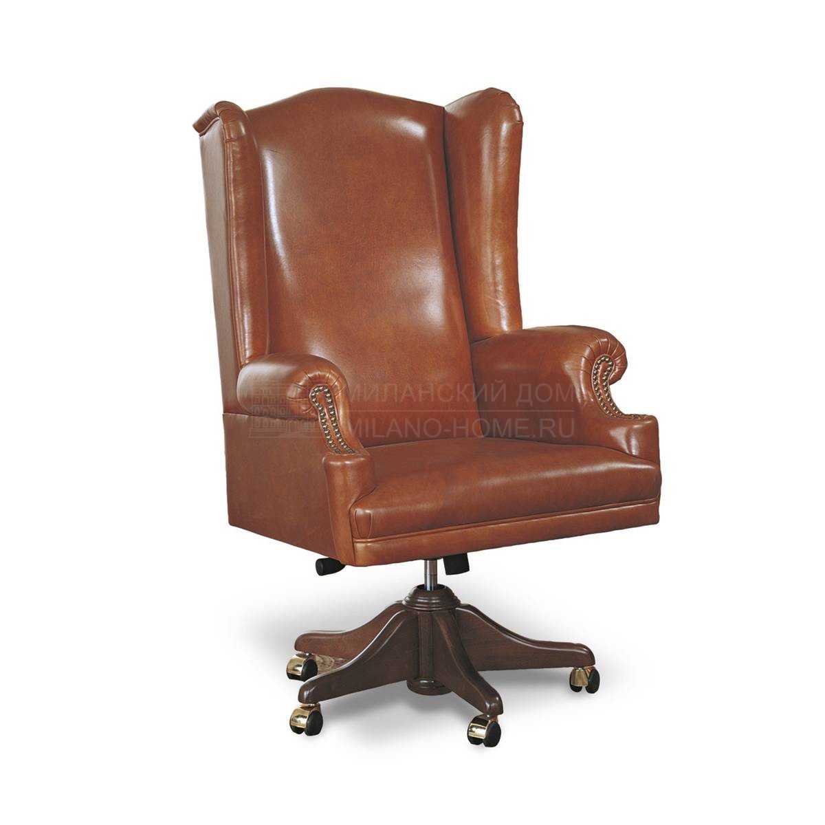 Кожаное кресло Executive / art.P361 из Италии фабрики FRANCESCO MOLON