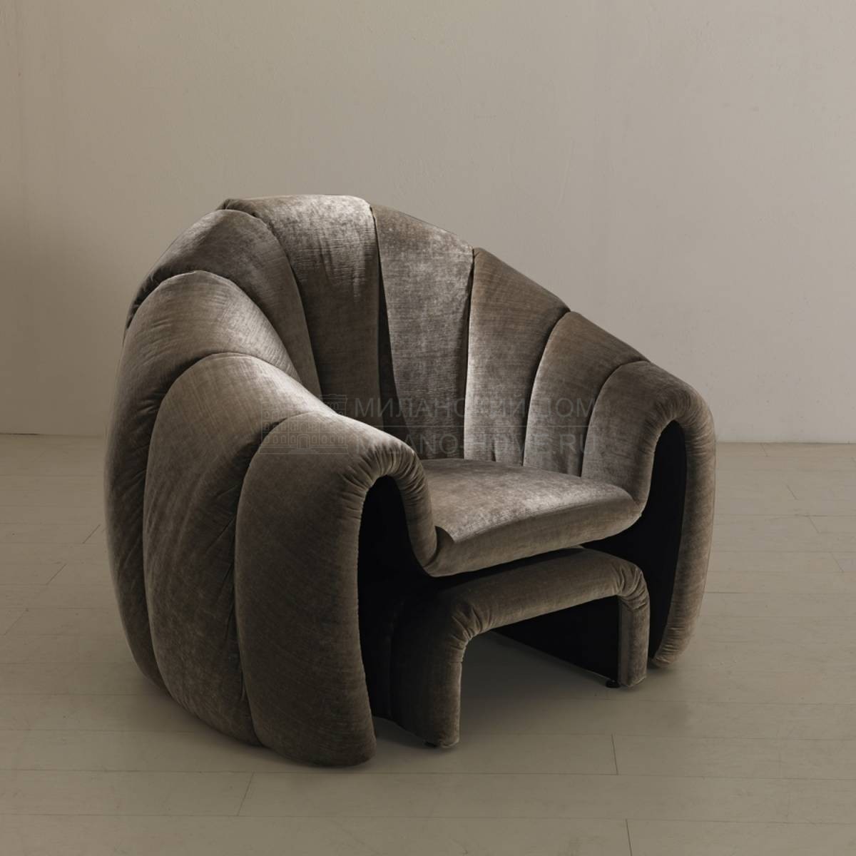 Круглое кресло Shell Asnaghi/armchair из Италии фабрики ASNAGHI / INEDITO