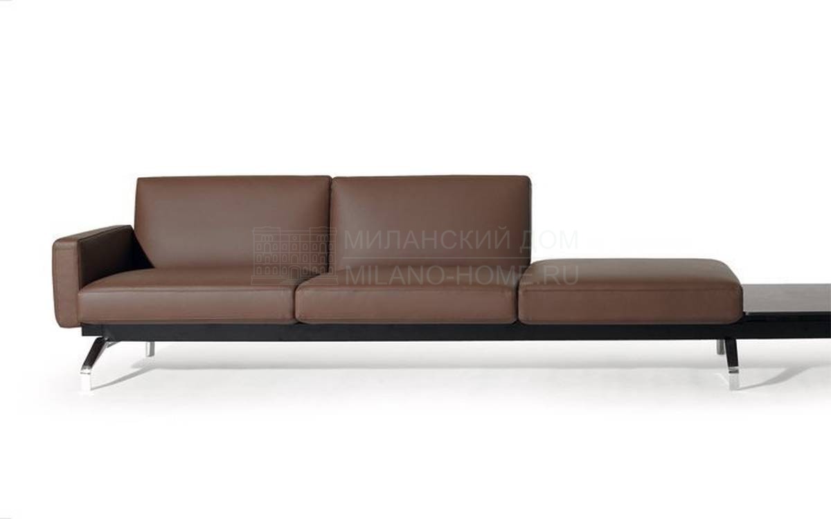 Угловой диван Pons leather из Италии фабрики TECNO