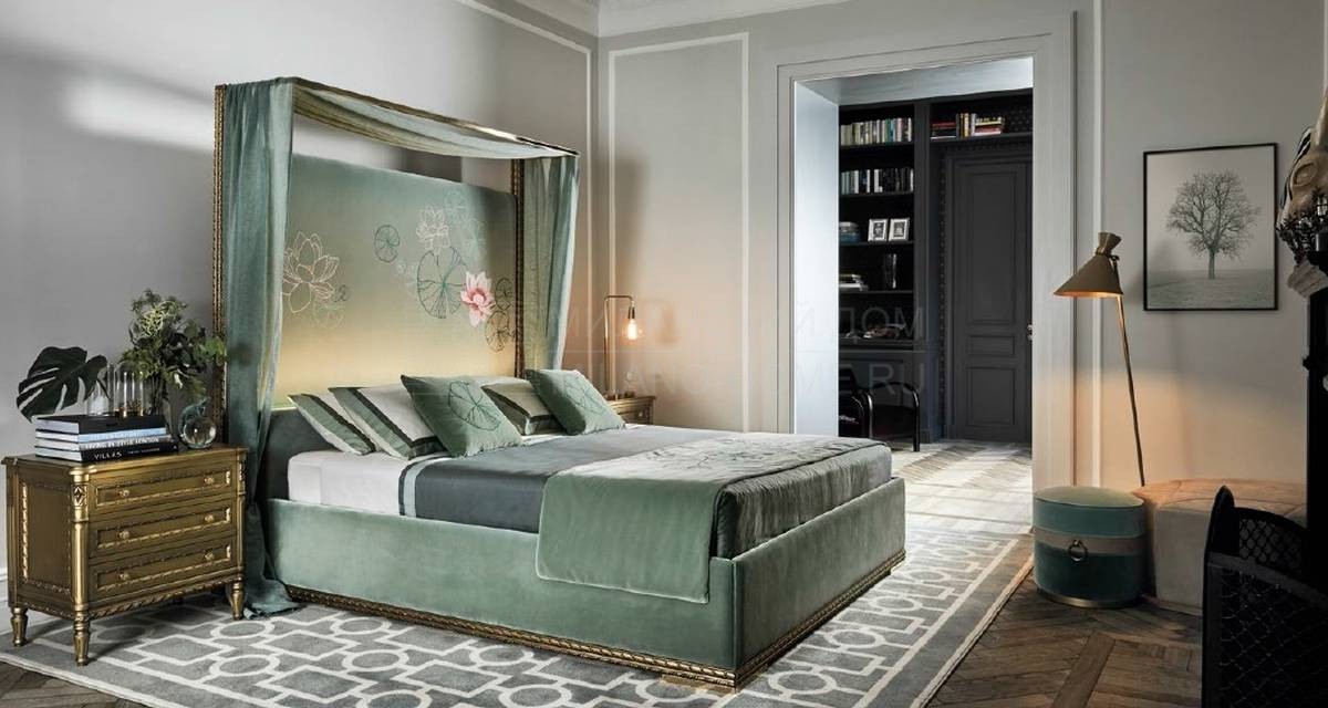 Кровать с балдахином Art. 34200 bed из Италии фабрики ANGELO CAPPELLINI 