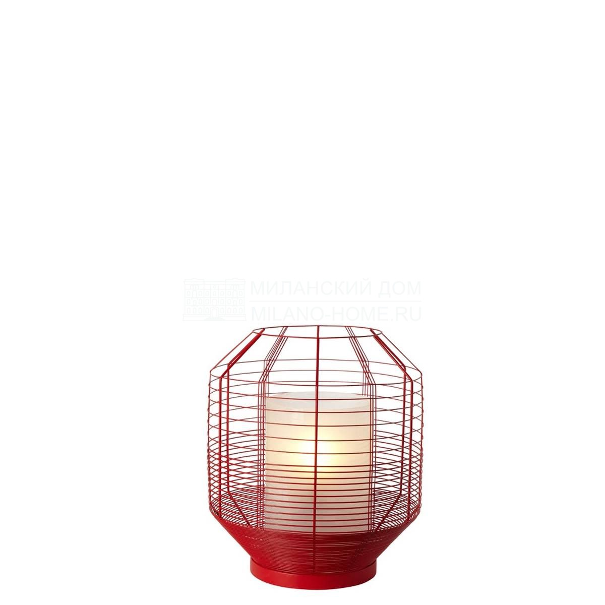Настольная лампа Mesh red table lamp pm из Франции фабрики FORESTIER