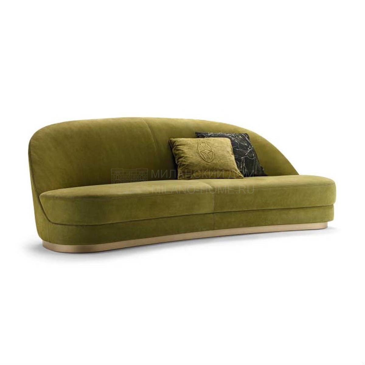 Прямой диван Kathy sofa из Италии фабрики ANGELO CAPPELLINI OPERA