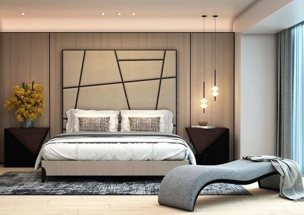 Двуспальная кровать Geometrique bed  из США фабрики CHRISTOPHER GUY