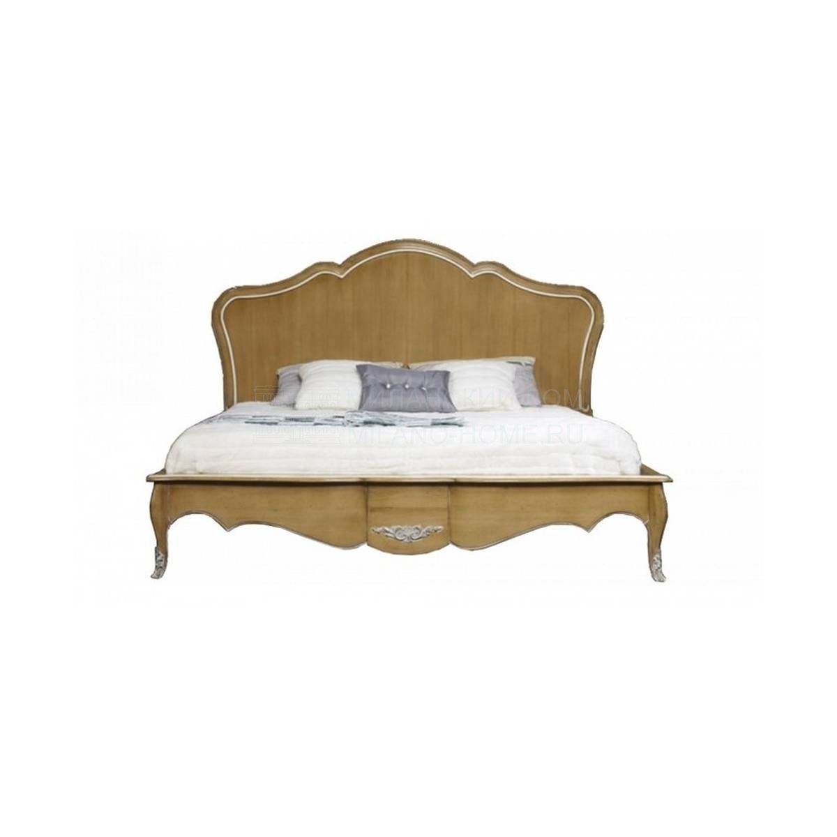 Кровать с деревянным изголовьем Duplessis/25172 из Франции фабрики LABARERE