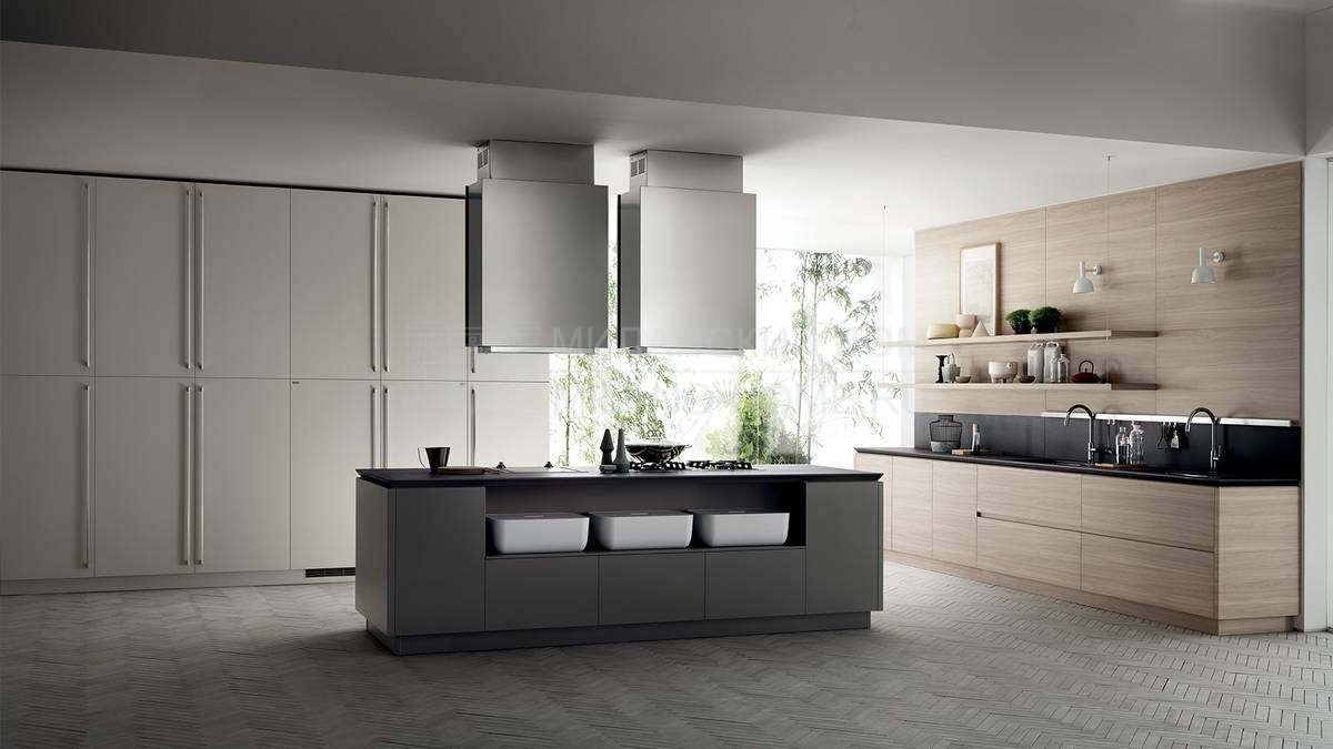 Миникухня Ki Dark из Италии фабрики SCAVOLINI