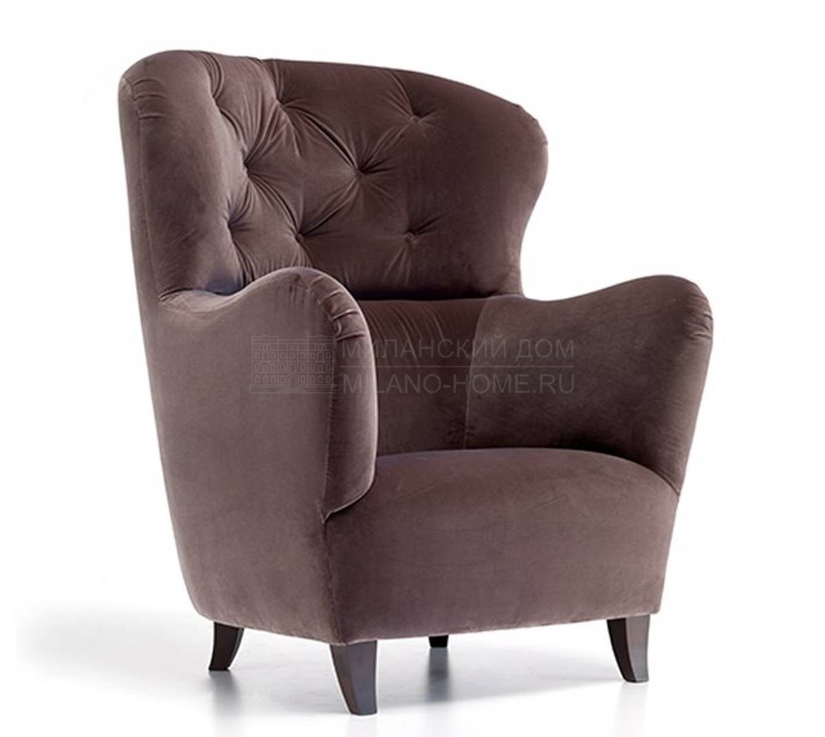 Каминное кресло A1380 из Италии фабрики ANNIBALE COLOMBO
