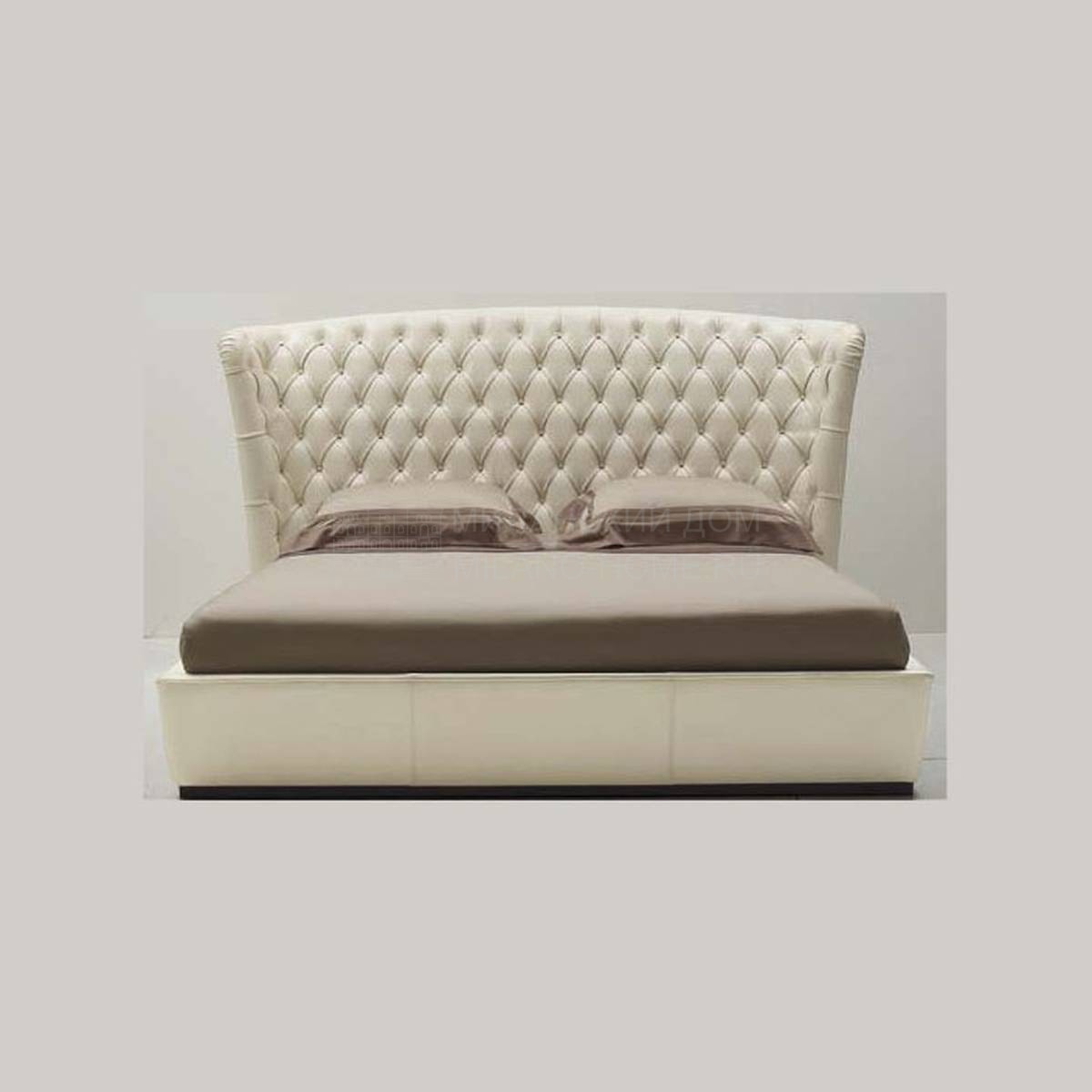 Кровать с мягким изголовьем New Moon Bed из Италии фабрики ULIVI