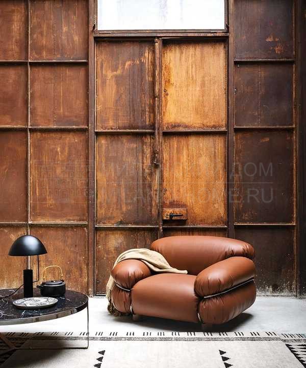 Кожаное кресло Sesann / art.OSES110 из Италии фабрики TACCHINI