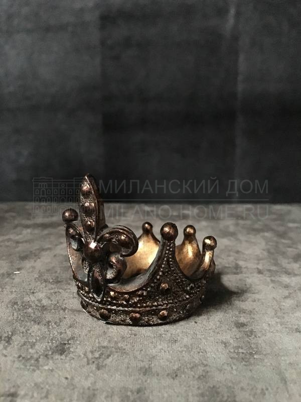 Статуэтка Small Gold Crown/1494 из Франции фабрики LABYRINTHE INTERIORS