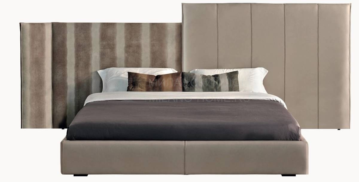 Кожаная кровать New york night bed из Италии фабрики GAMMA ARREDAMENTI