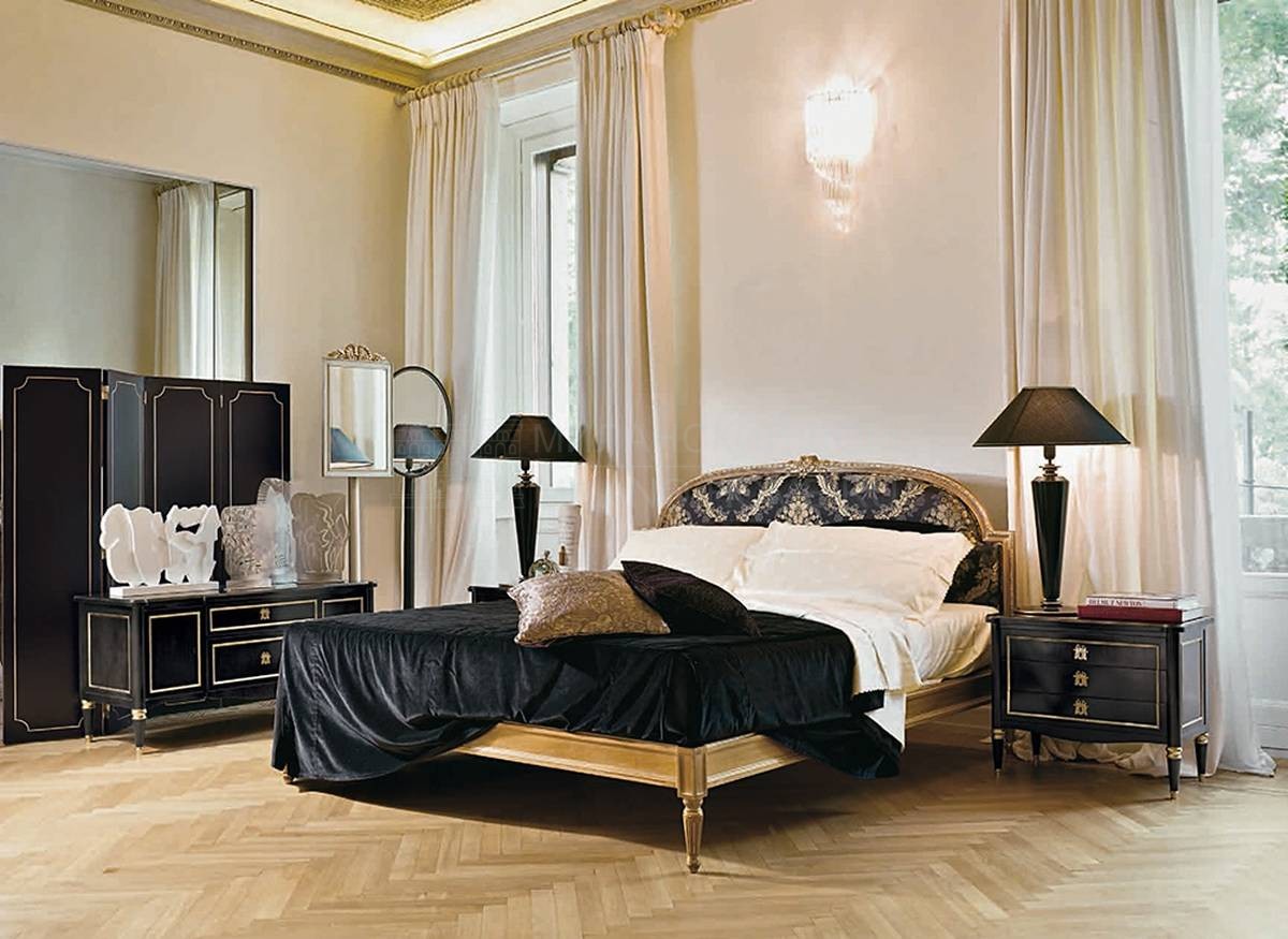 Кровать с мягким изголовьем Letto art.2267 из Италии фабрики SALDA