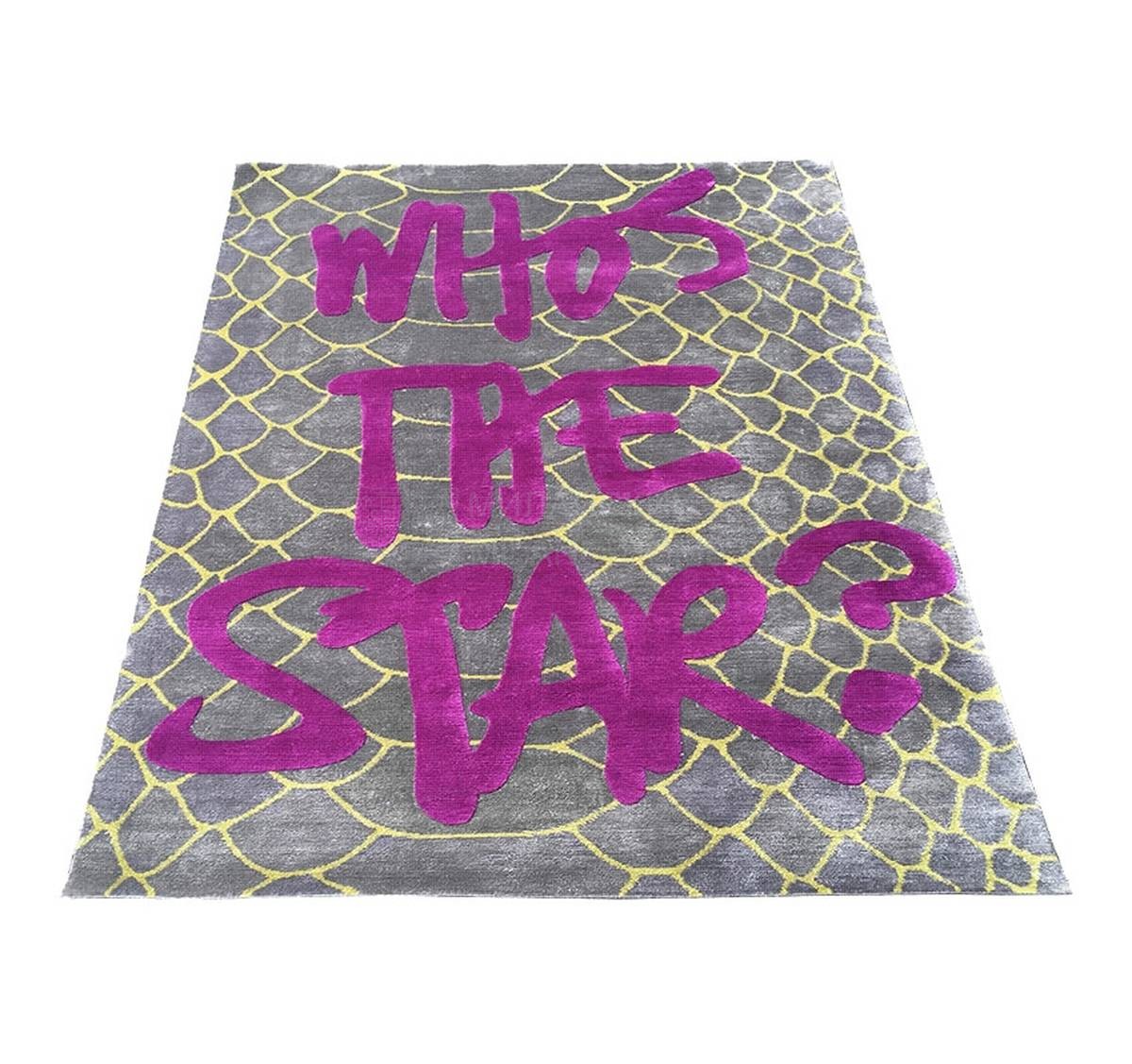 Ковер Who's the Star rug Silver из Великобритании фабрики JIMMIE MARTIN