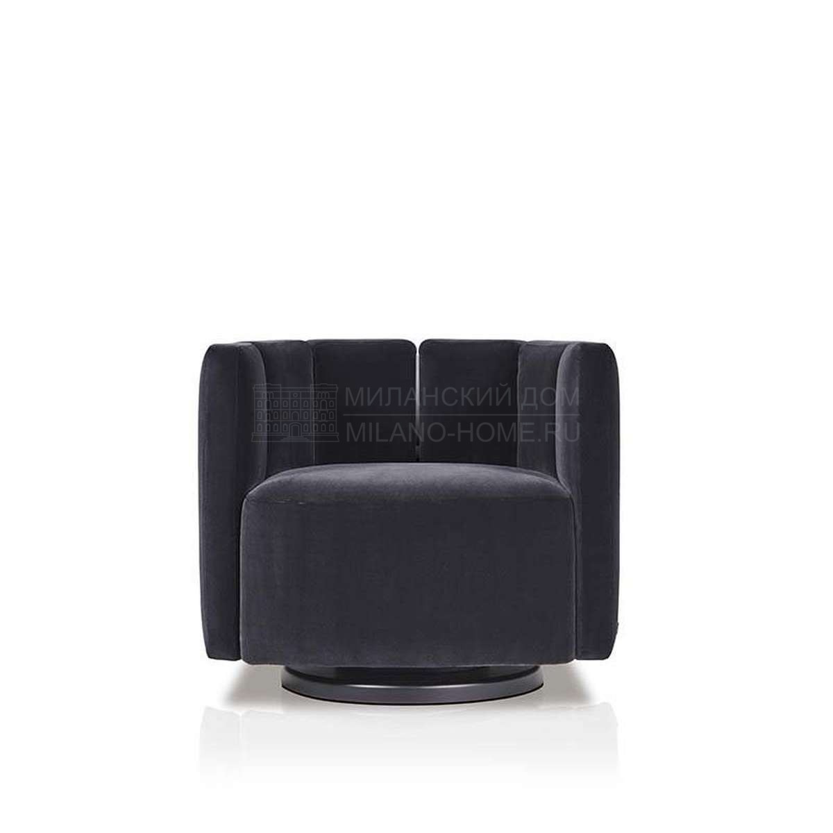 Круглое кресло Royale armchair  из Италии фабрики FENDI Casa