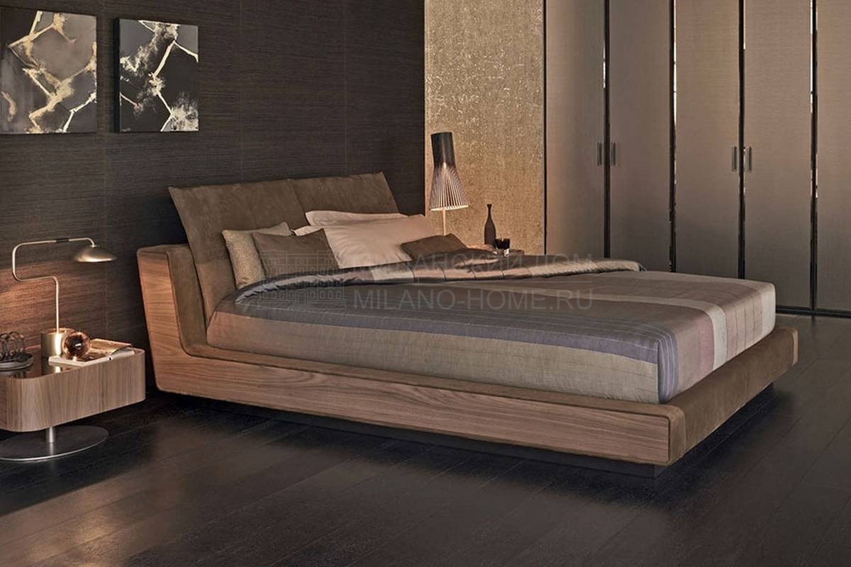 Кровать с комбинированным изголовьем Sama LGC9 LGS9 LGS3 из Италии фабрики FLOU