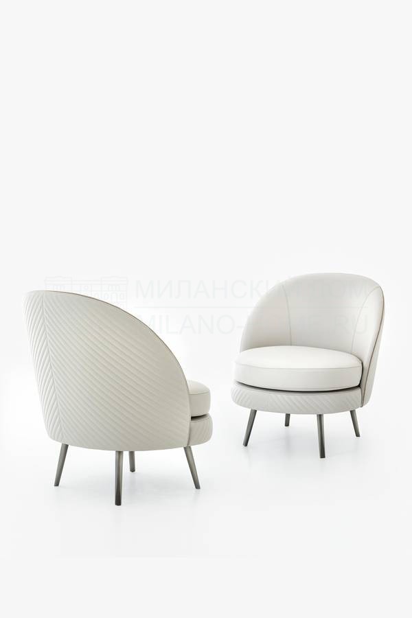 Круглое кресло Perla armchair из Италии фабрики RUGIANO