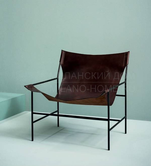 Кожаное кресло Leggia armchair из Италии фабрики BAXTER