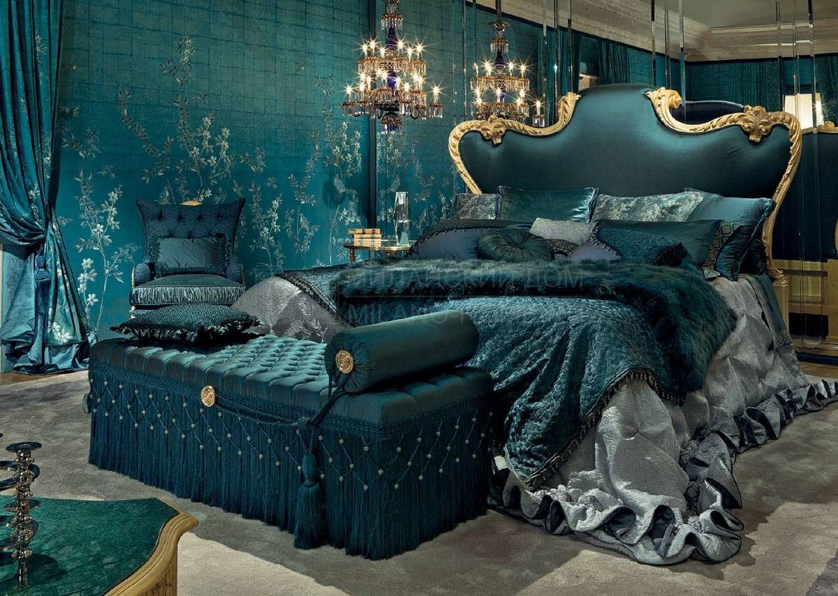 Кровать с комбинированным изголовьем Sapphire / 1406/KS-804 из Италии фабрики PROVASI