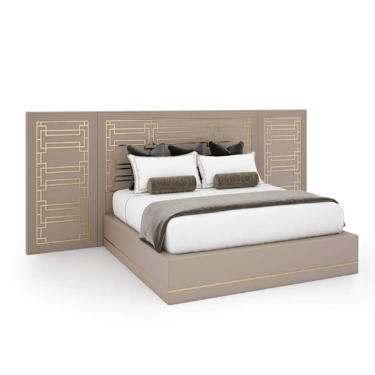 Двуспальная кровать Belair bed из Италии фабрики ASNAGHI / INEDITO