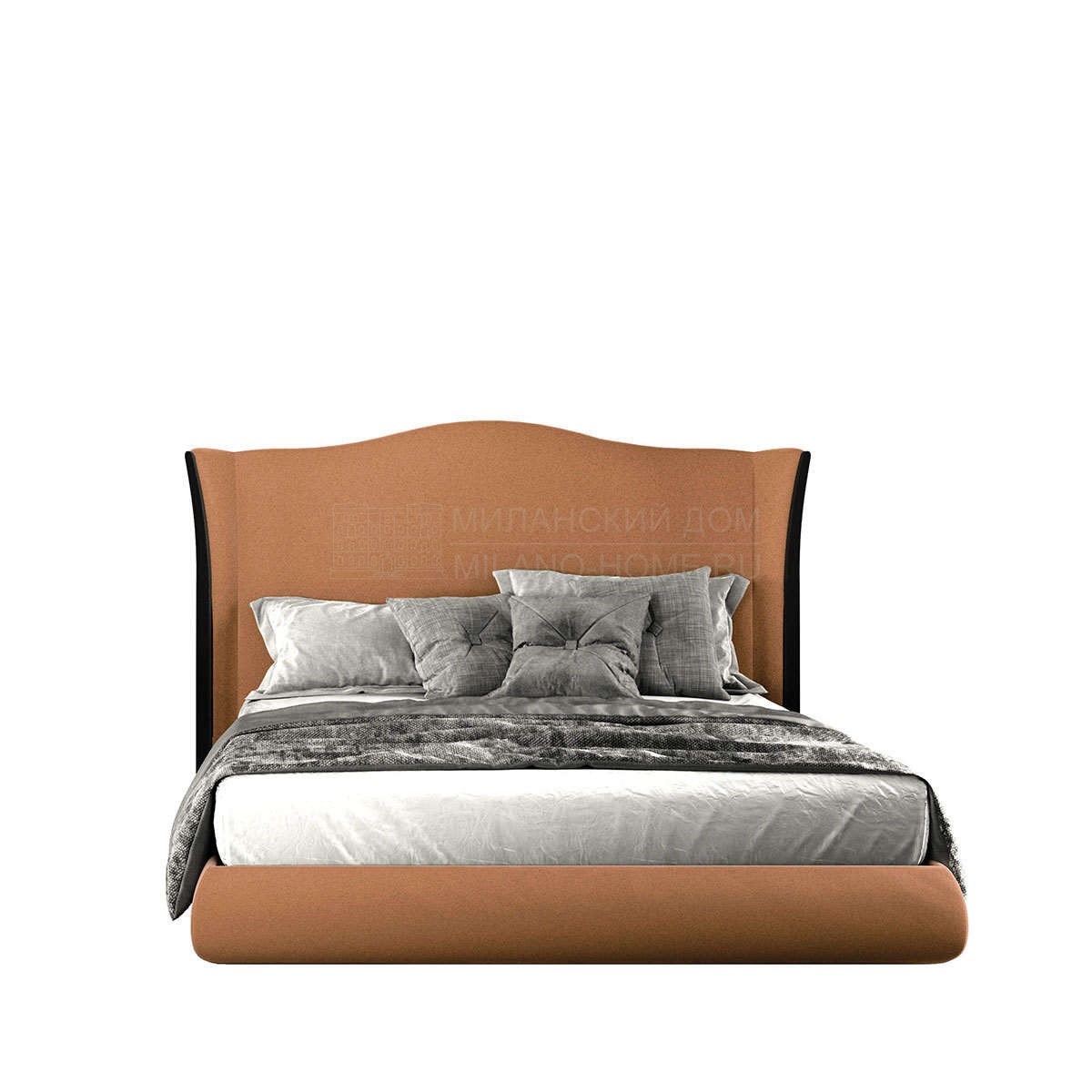 Кровать с мягким изголовьем Louren bed из Испании фабрики COLECCION ALEXANDRA