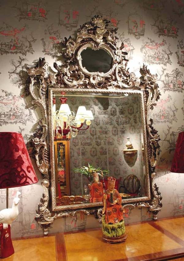 Зеркало настенное Ezio Bellotti/5244 из Италии фабрики EZIO BELLOTTI