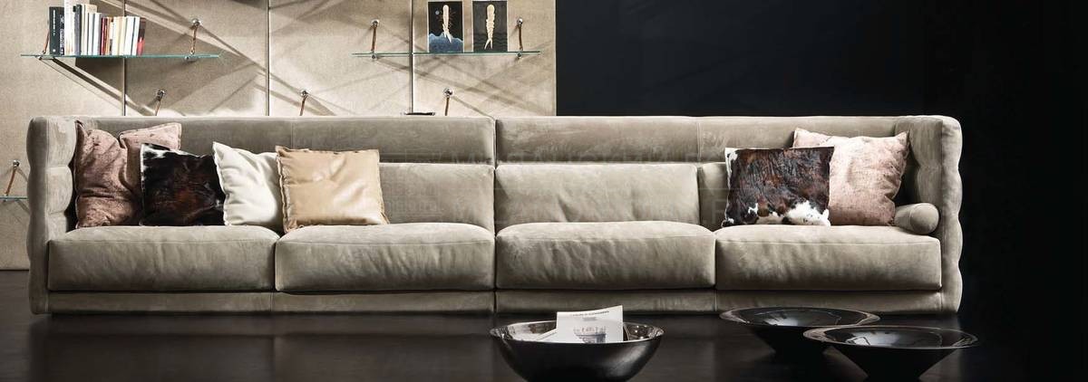 Прямой диван Wafer sofa из Италии фабрики GAMMA ARREDAMENTI