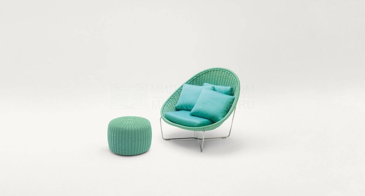Круглое кресло Nido/armchair-out из Италии фабрики PAOLA LENTI