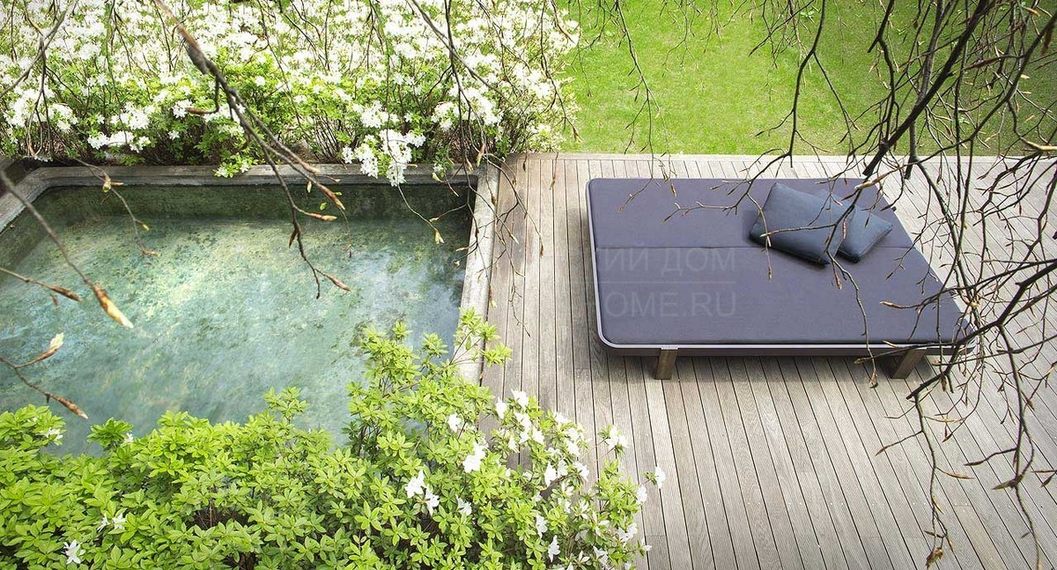 Шезлонг для улицы Rams/chaise-longue из Италии фабрики PAOLA LENTI