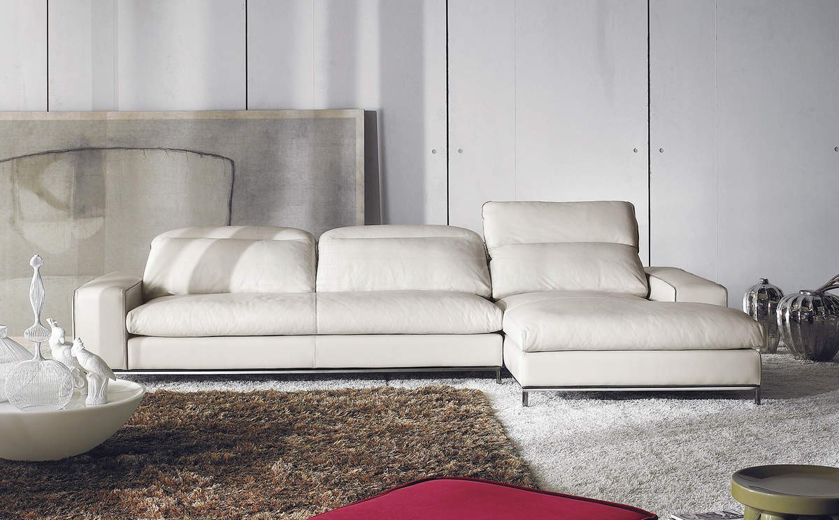 Кожаный диван Aliante sofa leather  из Италии фабрики PRIANERA