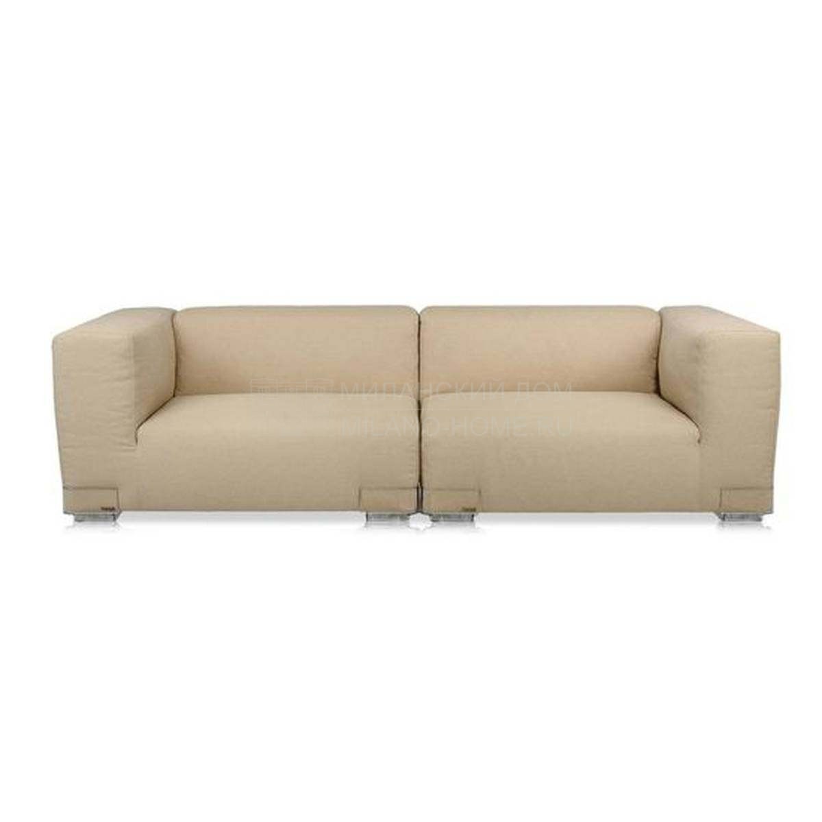 Прямой диван Plastics sofa из Италии фабрики KARTELL