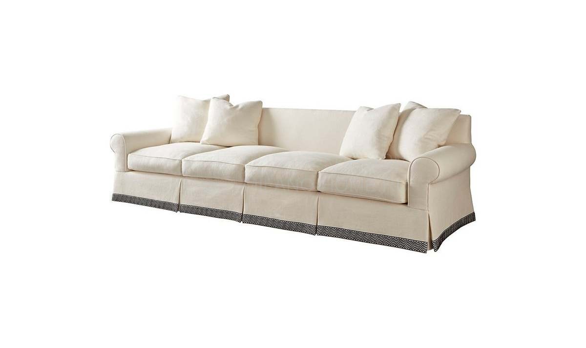 Прямой диван Bespoke extended sofa with welted wide sock arm / art. BABESP-SE из США фабрики BAKER