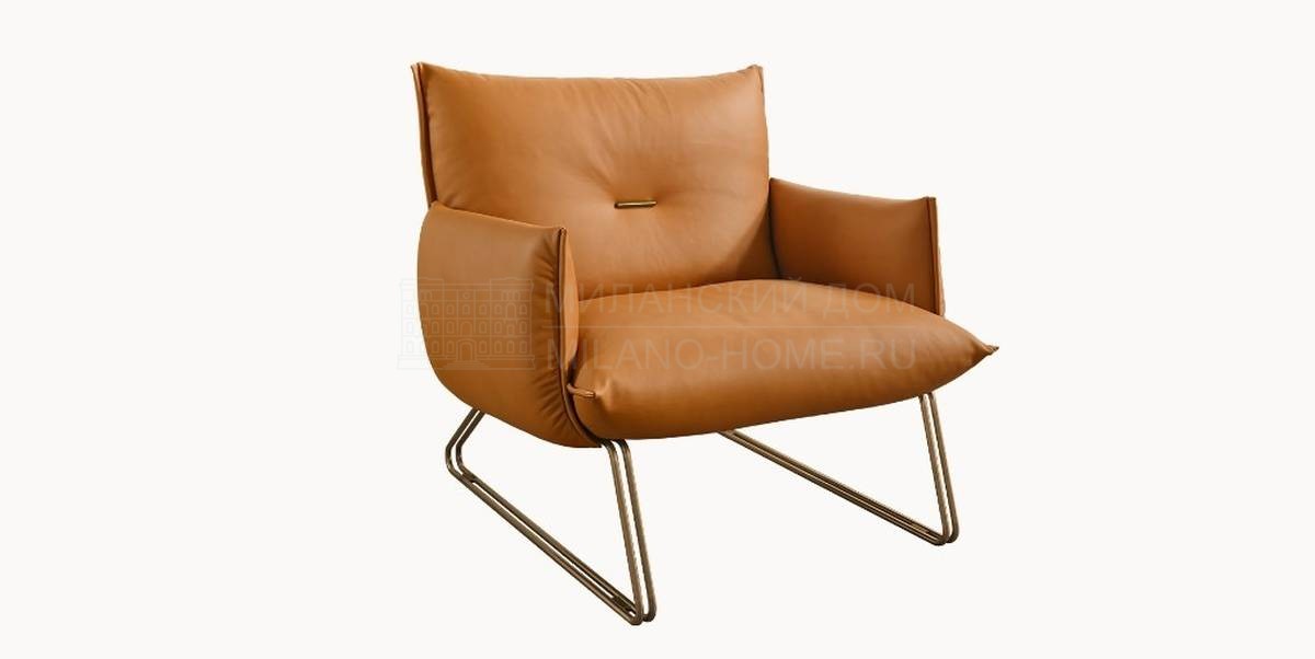 Кожаное кресло Margot armchair из Италии фабрики GAMMA ARREDAMENTI