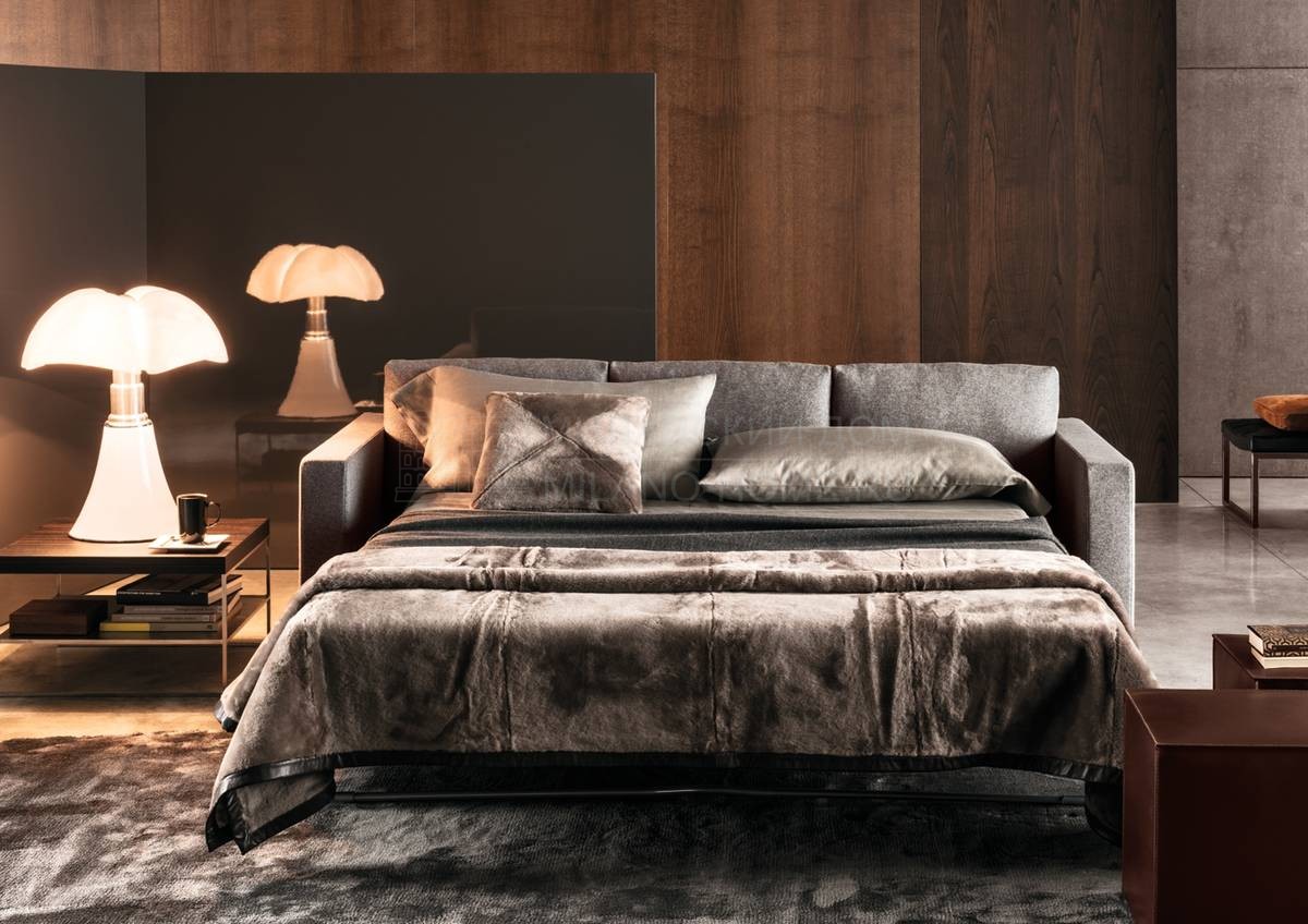 Раскладной диван Deep Suitcase sofa bed из Италии фабрики MINOTTI