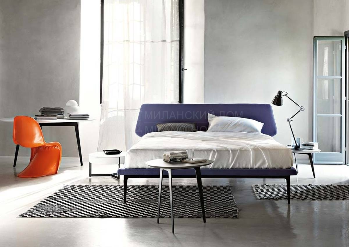 Кровать с мягким изголовьем Dream view/bed из Италии фабрики LEMA